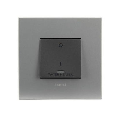 572549  1-way double pole switch Arteor magnesium