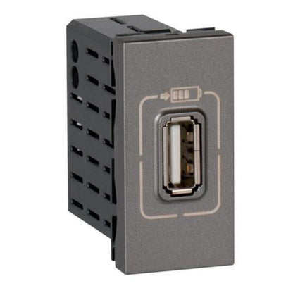 572571 ingle USB Type A Charger Module Mechanism Magensium