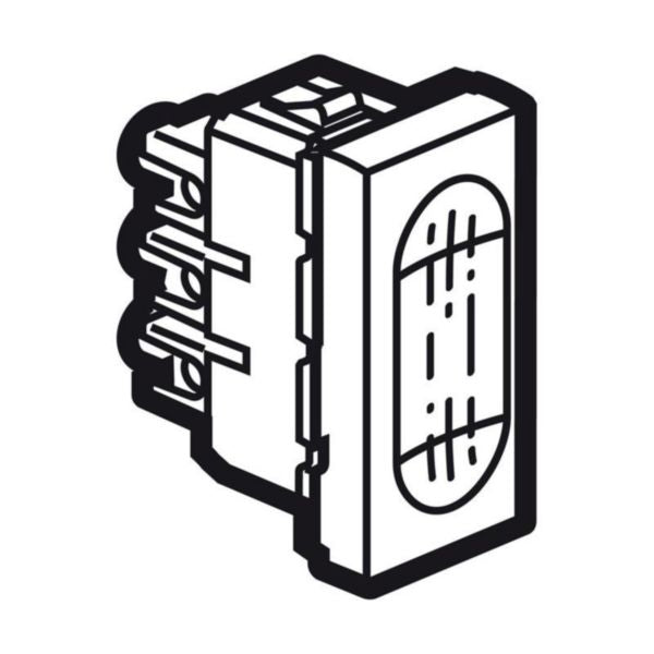 572704 Buzzer Arteor™ - 230 V - 1 module - magnesium