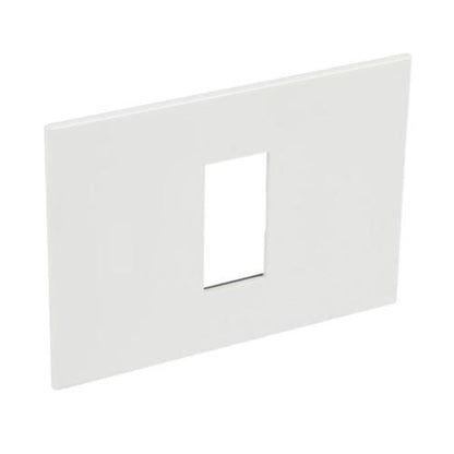 575220 Plate - square - 1 module - White
