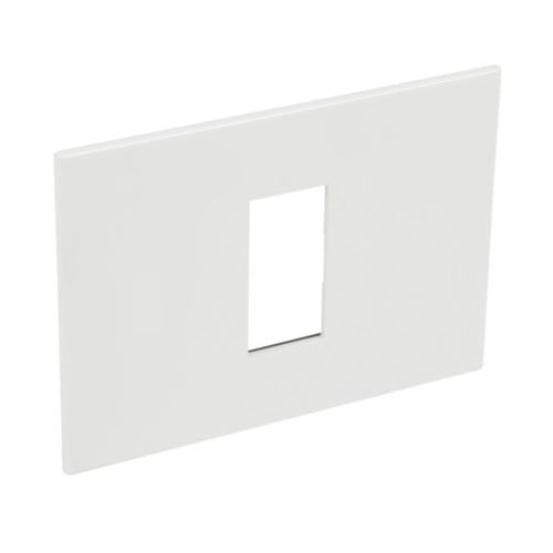 575220 Plate - square - 1 module - White