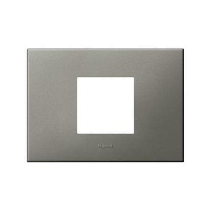 575237 Italian / US standard plate square version 2 modules - Magnesium