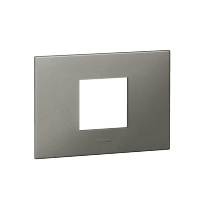 575237 Italian / US standard plate square version 2 modules - Magnesium