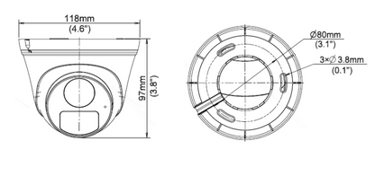 IPC-T124 4MP Fixed Eyeball Network Camera