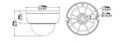 IPC-D125 5MP Vandal-resistant Network IR Fixed Dome Camera