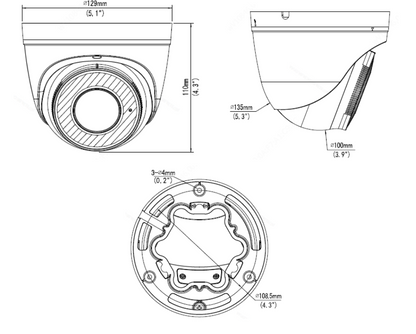 IPC-T314 4MP HD VF Turret