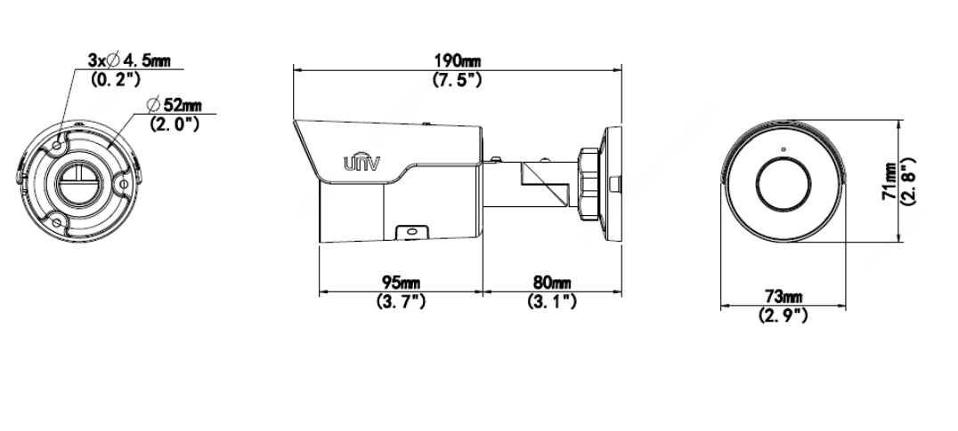 IPC2125LE-ADF40KM-G1 5MP HD Mini IR Fixed Bullet