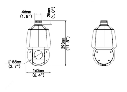 IPC-P413-X20K 3MP 20X Network PTZ Dome Camera