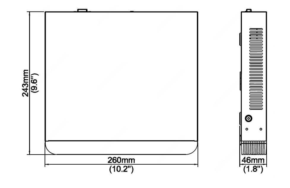 NVR-104E2-P4 4 Channels + 4 POE