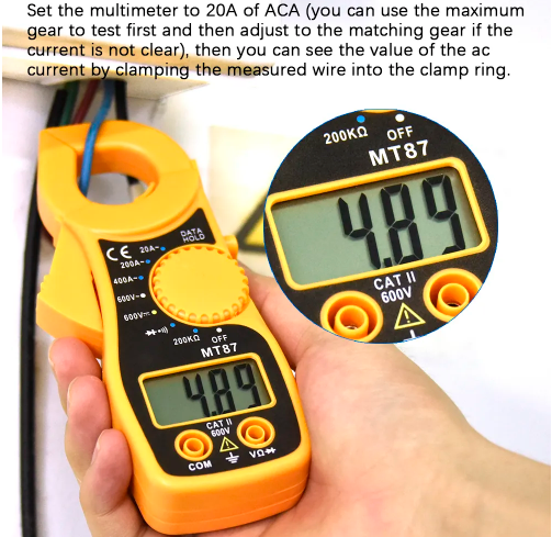 HE87 Mini digital Clamp Meter