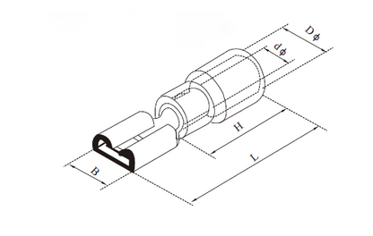 Insulated Female Disconnects