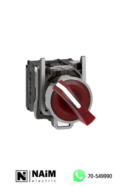 XB4-BK124M5 Selector Switch Ø 22
