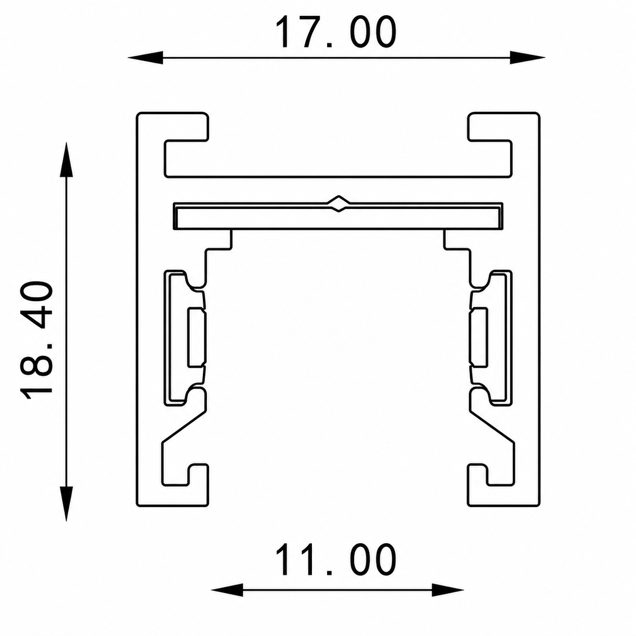 HST-2M Surface Magnetic Track Light