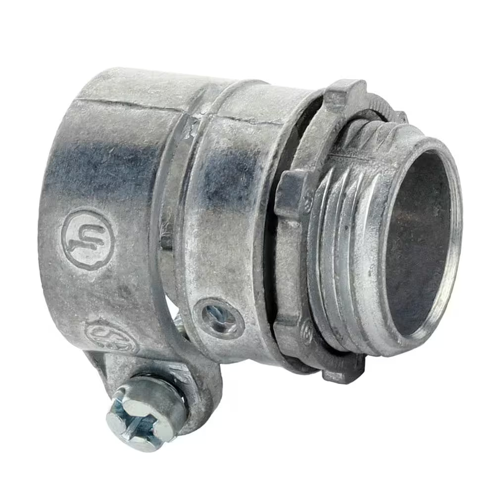 ALX-151 EMT BX Straight Squeeze Connector