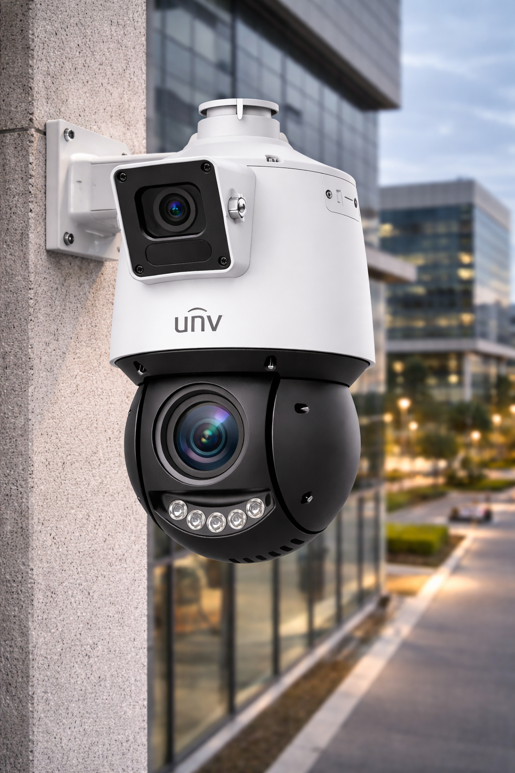 IPC94144SR-X25-F40C 4MP+4MP Lighthunter Dual-lens Network PTZ Camera