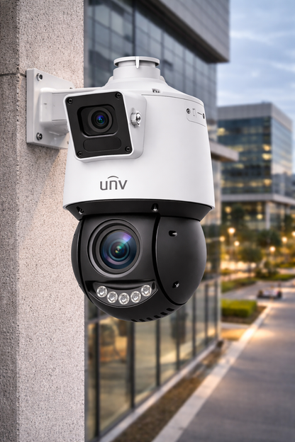 IPC94144SR-X25-F40C 4MP+4MP Lighthunter Dual-lens Network PTZ Camera
