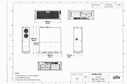NVR824-256R 256 Channels