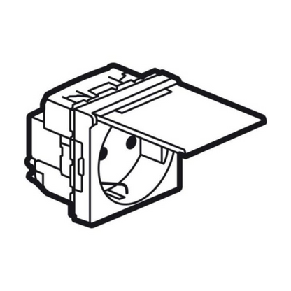 572119 German Socket with Cover