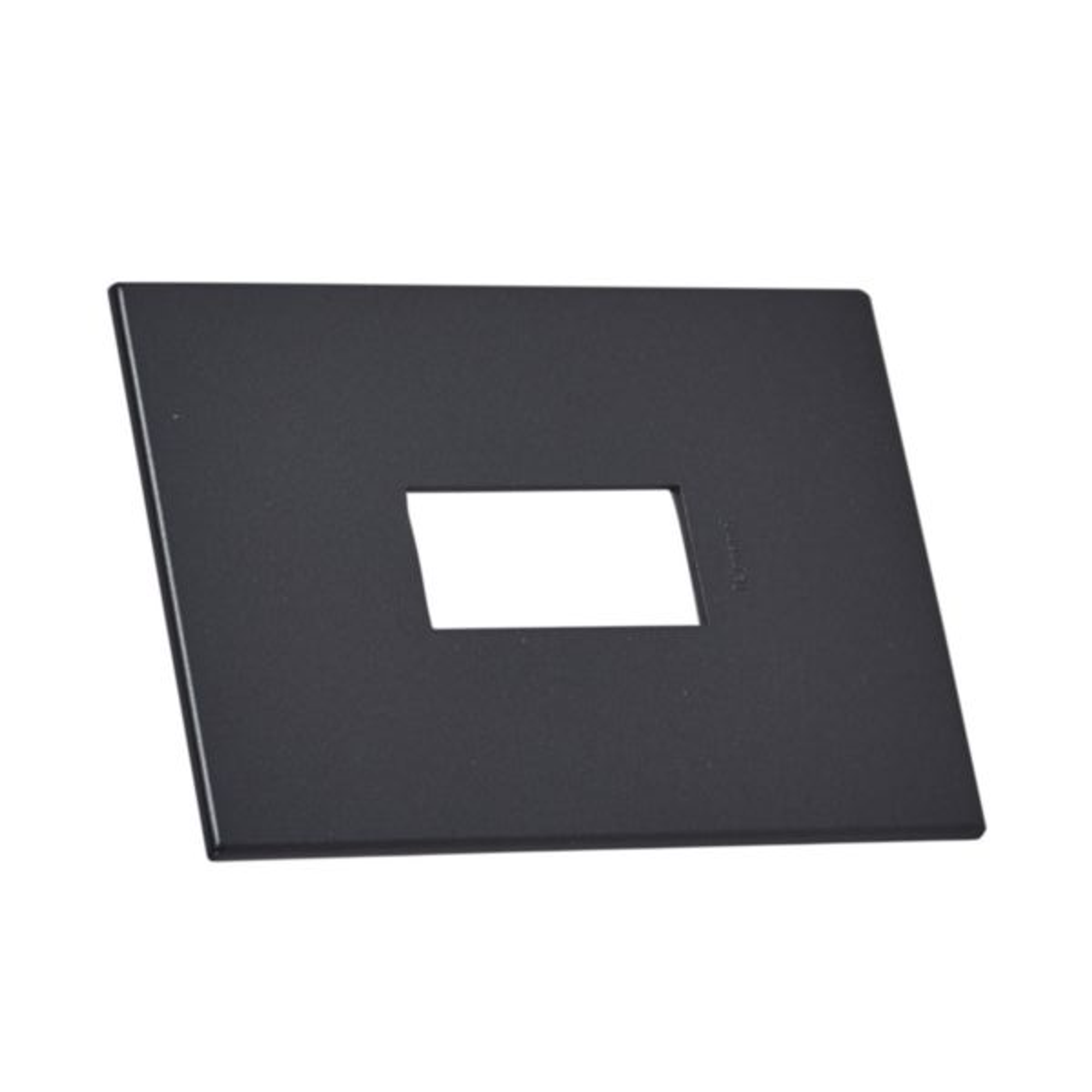 576222 Plate - square - 1 vertical module - 2'' x 4'' - Graphite