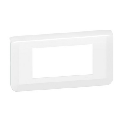 576271 Mosaic 4-Module Horizontal Trim Plate White