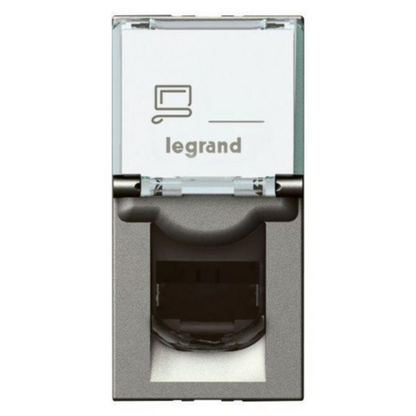 572803 RJ45 socket category 5e UTP 1 module - Magnesium