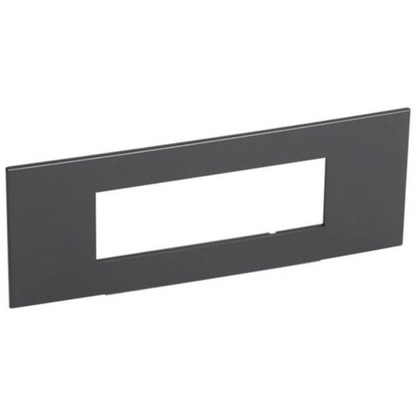 575042 standard Plate square Neutral - 6 Module - Graphite