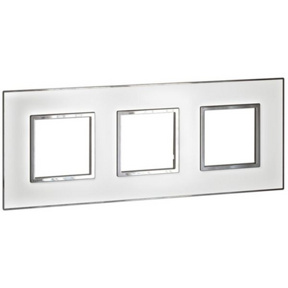 575054 Plate square Mirror - 3x2 Module - Mirror White