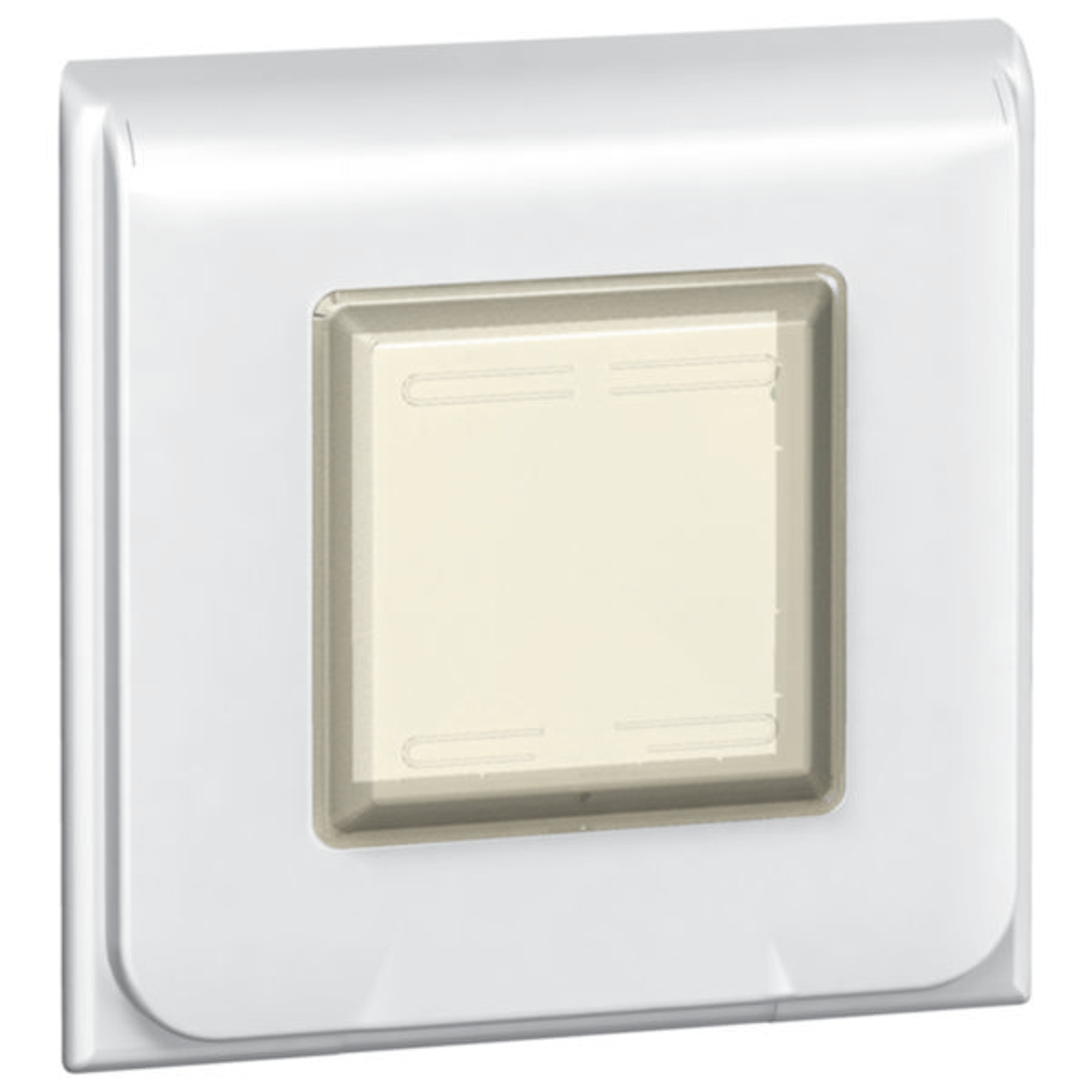 575190 IP 44 plate -  for 1-gang box