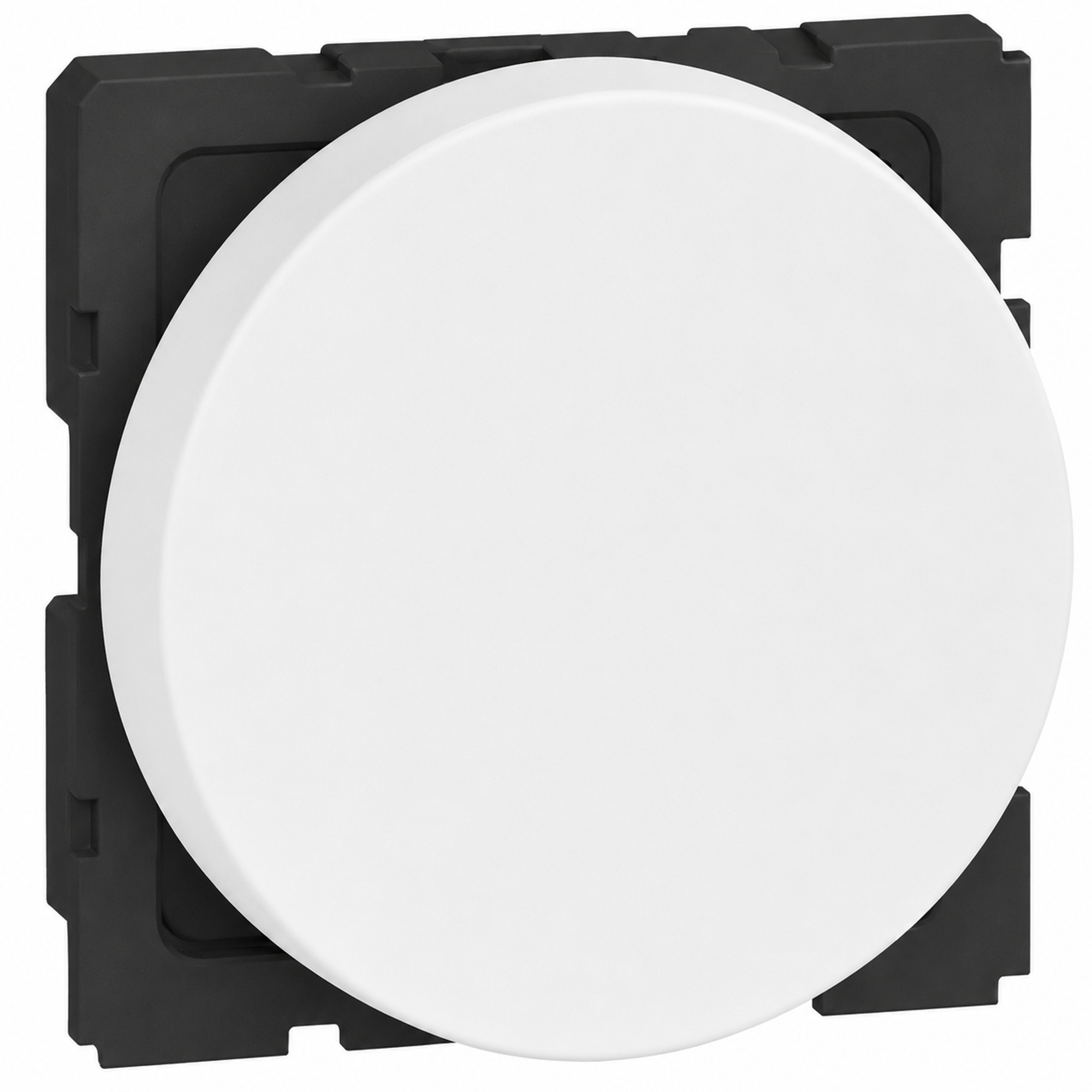 573063 Intermediate switch - 10 AX 250 V~ - round - 2 modules - White