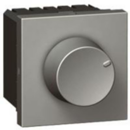 572713 Rotary dimmer - leading edge - 400W - 2 modules - Magnesium