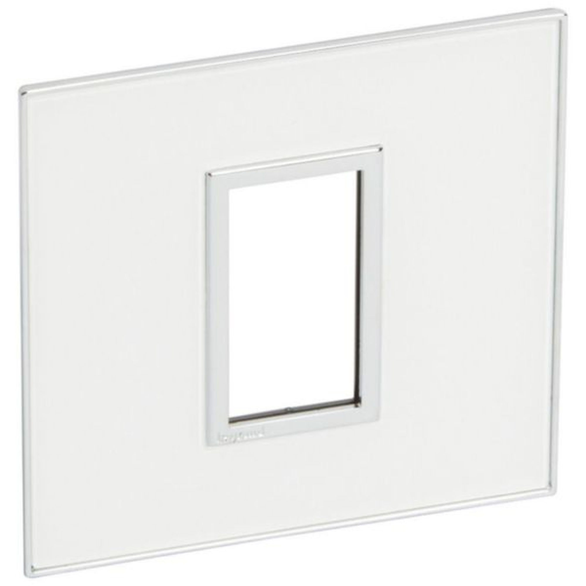 576554 Arteor™ - Plate - French/German std - square - 1 module - Mirror White